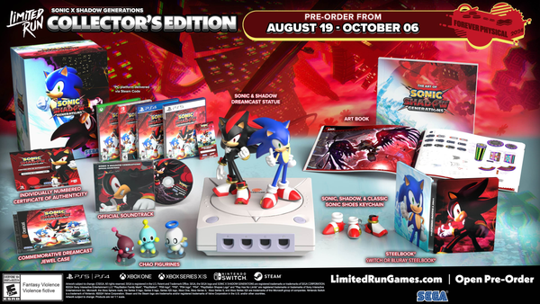 Physical Collectors Edition For Sonic X Shadow Generations Announced