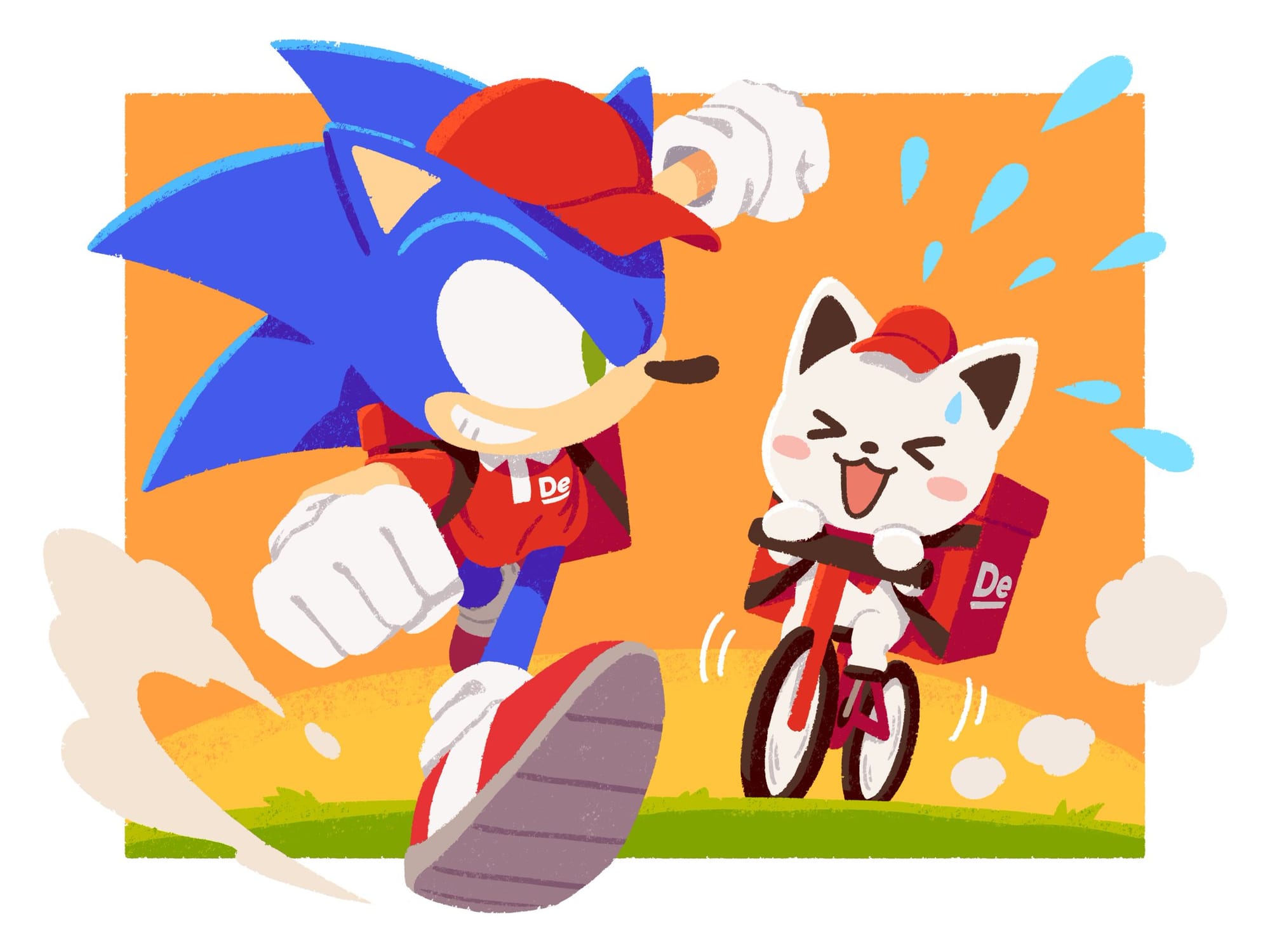 Sonic teams up with Japanese food delivery company Demae-can in new ad campaign