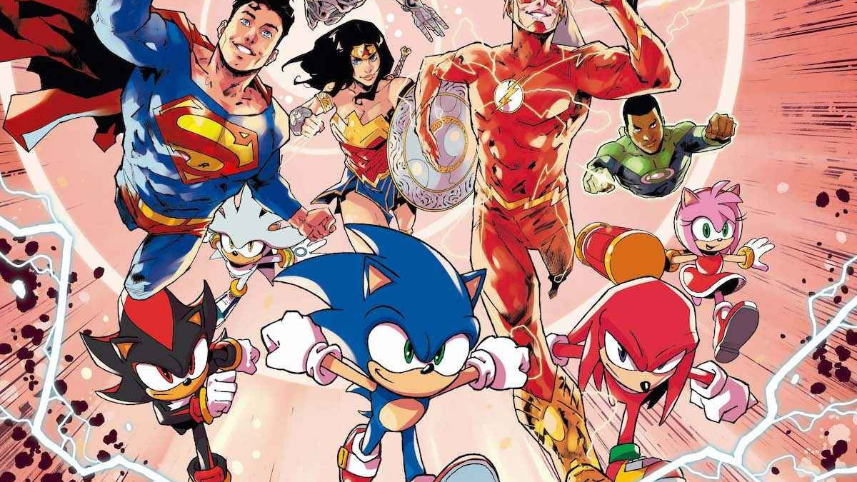 First look at DC Comics' first collaborative issue with Sonic the Hedgehog