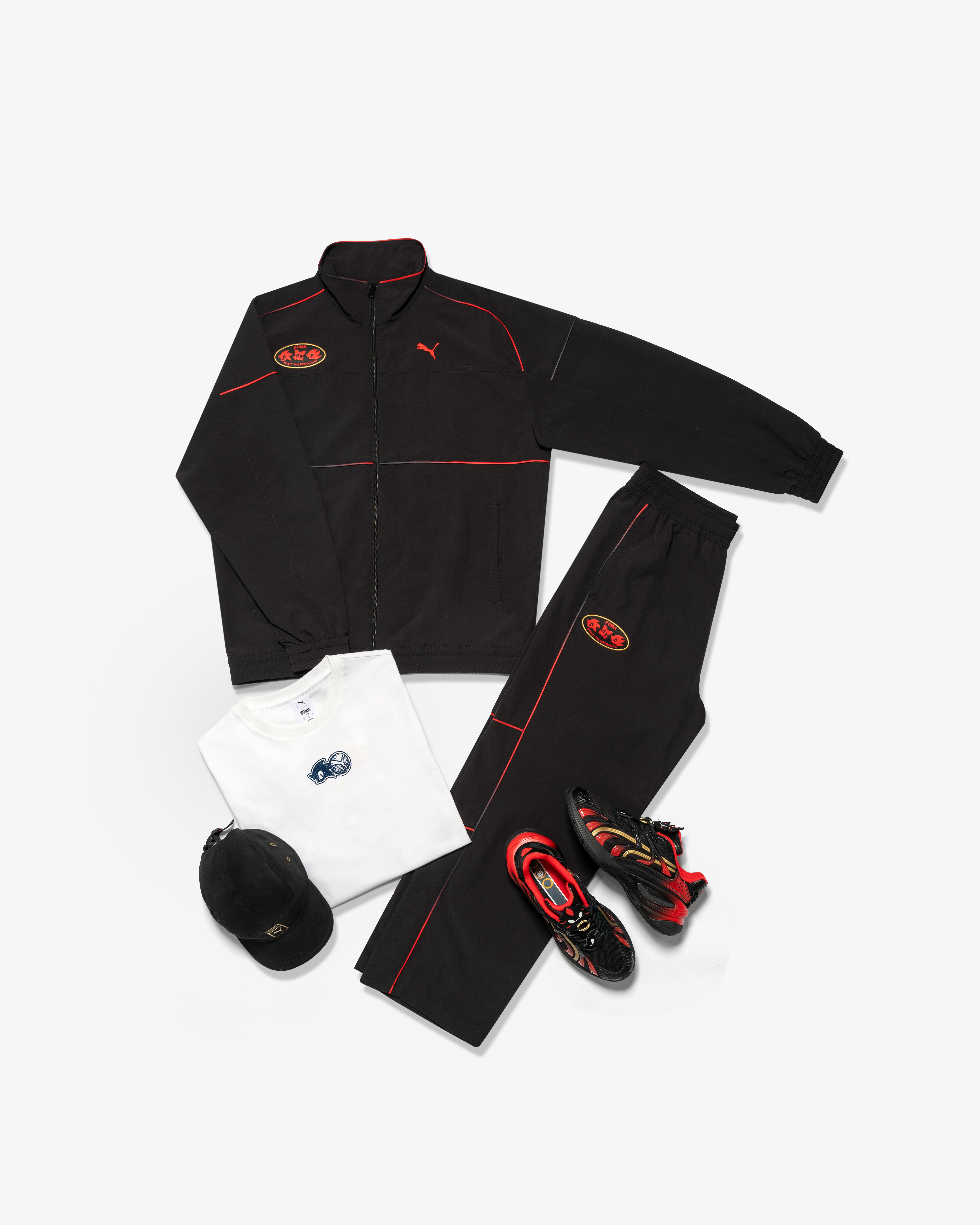 New look at PUMA's upcoming Sonic merch collection