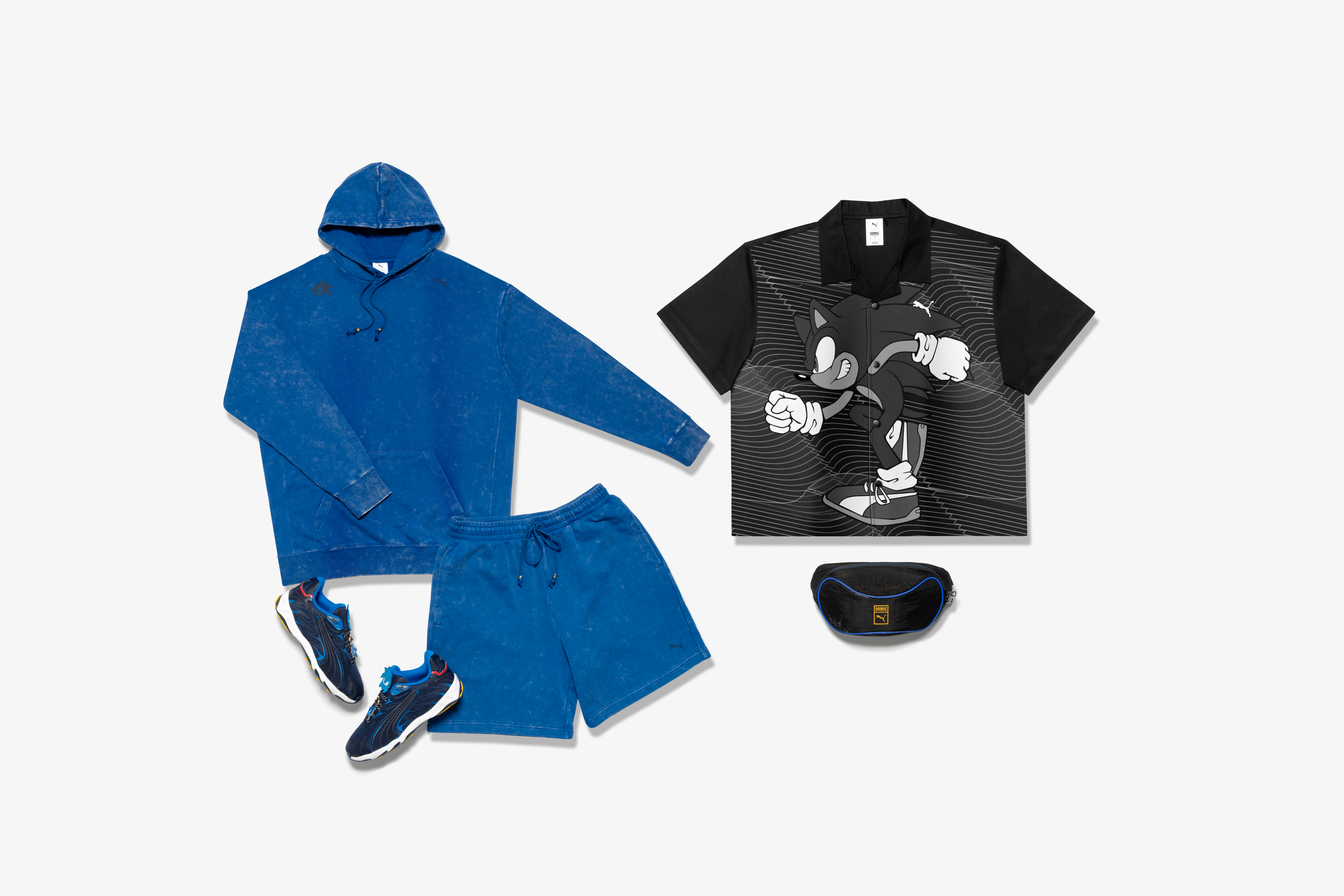 New look at PUMA's upcoming Sonic merch collection