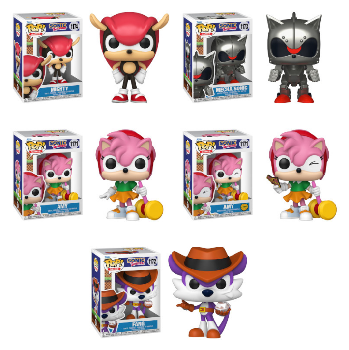 New Sonic Funko Pop wave features classic characters, special Amy variant