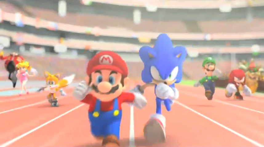 Nintendo took issue with Sonic's  foot in front of Mario in official Olympic Games box art and requested change of priority, said former SEGA producer