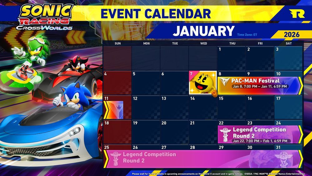 AiAi delayed, Legend Competition reworks in Sonic Racing CrossWorlds schedule for January 2026
