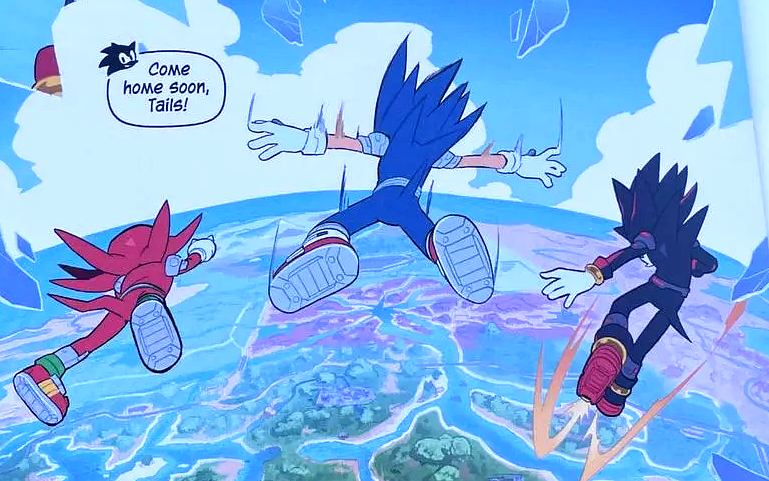 Sonic and Fortnite crossover comic surfaces at New York City event
